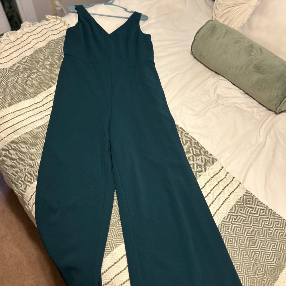 Bebe Deep Teal Jumpsuit